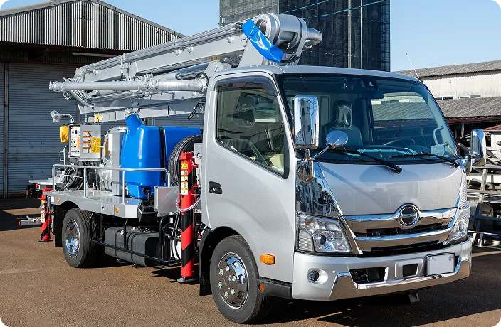 生コンポンプ車の写真